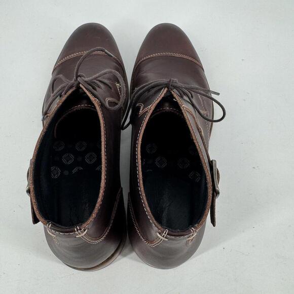 Johnston and Murphy boots mens 10.5 brown leather high top boots workwear office - Picture 7 of 8